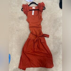 MAXI RUFFLE DRESS! NEW WITH TAGS